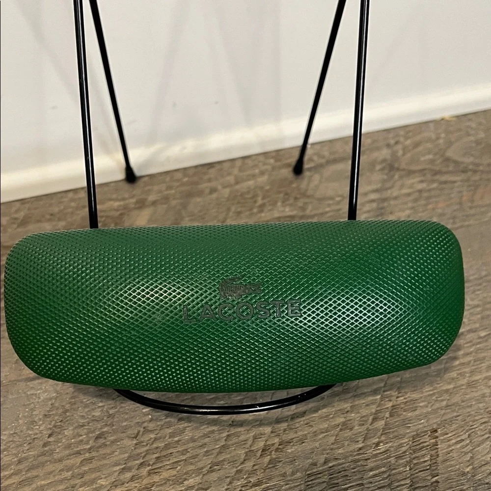 Lacoste Green Hardshell Eyeglass Case
